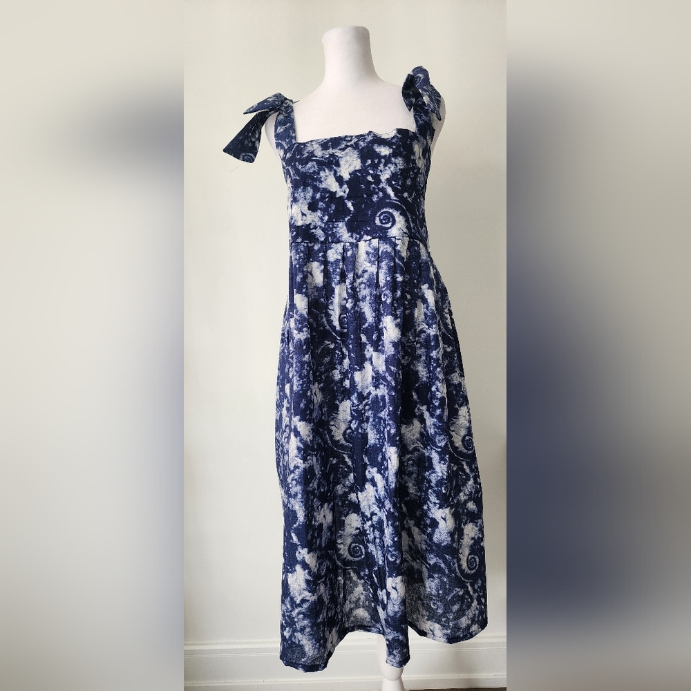 Cotton Indigo Dress